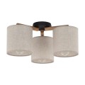 Lampa sufitowa z abażurowe klosze DEVA 3xE27 do sypialni 6865 TK Lighting