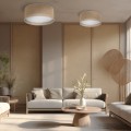 Lampa sufitowa plafon na E27 JUTA kolor Biały 5798 TK Lighting