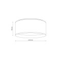 Lampa sufitowa plafon na E27 JUTA kolor Biały 5798 TK Lighting