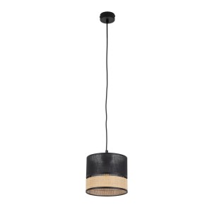 Lampa wisząca na E27 z kloszem zwis PAGLIA kolor Czarny 4765 TK Lighting