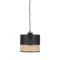 Lampa wisząca na E27 z kloszem zwis PAGLIA kolor Czarny 4765 TK Lighting