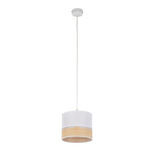 Rustykalna lampa wisząca PAGLIA do salonu biała na E27 4766 TK Lighting