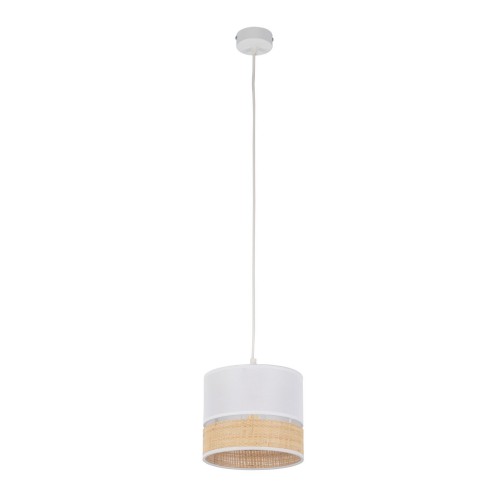 Rustykalna lampa wisząca PAGLIA do salonu biała na E27 4766 TK Lighting