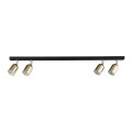 Sufitowa lampa listwa, 4 złote ruchome reflektorki na GU10 5619 TK Lighting