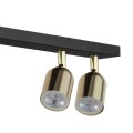 Sufitowa lampa listwa, 4 złote ruchome reflektorki na GU10 5619 TK Lighting