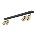 Sufitowa lampa listwa, 4 złote ruchome reflektorki na GU10 5619 TK Lighting