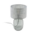 Lampka nocna z klasycznym szarym kloszem, szklana podstawa 5987 TK Lighting