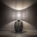 Lampka nocna z klasycznym szarym kloszem, szklana podstawa 5987 TK Lighting