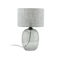 Lampka nocna z klasycznym szarym kloszem, szklana podstawa 5987 TK Lighting