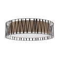 Lampa sufitowa plafon E27 do salonu HARMONY kolor Czarny 4556 TK Lighting