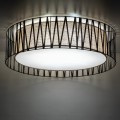 Lampa sufitowa plafon E27 do salonu HARMONY kolor Czarny 4556 TK Lighting