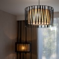 Lampa podłogowa stojąca z Abażurem HARMONY kolor Czarny 5890 TK Lighting