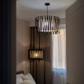 Lampa podłogowa stojąca z Abażurem HARMONY kolor Czarny 5890 TK Lighting