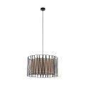 Wisząca lampa z plecionym abażurem 3xE27 do salonu 4557 TK Lighting