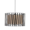 Wisząca lampa z plecionym abażurem 3xE27 do salonu 4557 TK Lighting