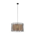 Wisząca lampa z plecionym abażurem 3xE27 do salonu 4557 TK Lighting