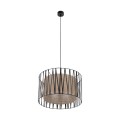 Wisząca lampa z plecionym abażurem 3xE27 do salonu 4557 TK Lighting