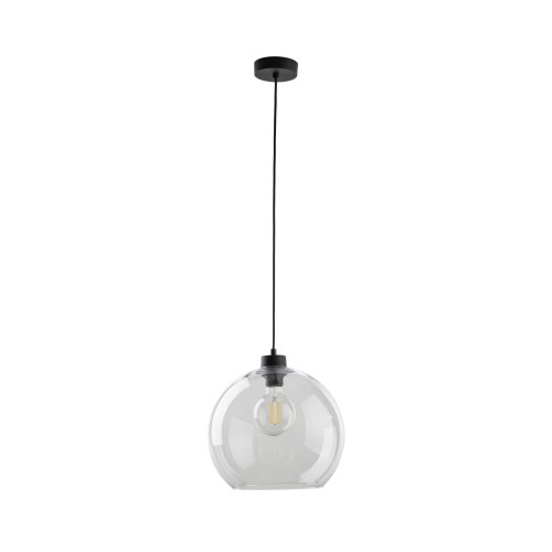 Lampa wisząca ze szklanym, przezroczystym kloszem CUBUS 2076 TK Lighting