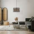 Stylowa lampa wisząca HARMONY z abażurem do salonu 4562 TK Lighting