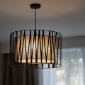 Stylowa lampa wisząca HARMONY z abażurem do salonu 4562 TK Lighting