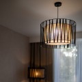Stylowa lampa wisząca HARMONY z abażurem do salonu 4562 TK Lighting