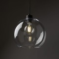 Lampa wisząca ze szklanym, przezroczystym kloszem CUBUS 2076 TK Lighting