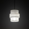 Lampa wisząca sufitowa zwis CALISTO klosz biały Czarny 5094 TK Lighting