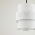 Lampa wisząca sufitowa zwis CALISTO klosz biały Czarny 5094 TK Lighting