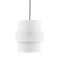 Lampa wisząca sufitowa zwis CALISTO klosz biały Czarny 5094 TK Lighting