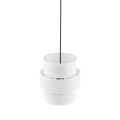 Lampa wisząca sufitowa zwis CALISTO klosz biały Czarny 5094 TK Lighting