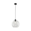 Lampa wisząca ze szklanym, przezroczystym kloszem CUBUS 2076 TK Lighting