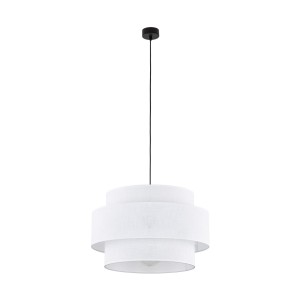 Lampa wisząca CALISTO gwint E27 moc 15W styl nowoczesny klosz abażur | czarny 5095 TK Lighting