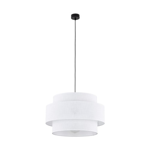Lampa wisząca CALISTO gwint E27 moc 15W styl nowoczesny klosz abażur | czarny 5095 TK Lighting