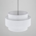 Lampa wisząca CALISTO gwint E27 moc 15W styl nowoczesny klosz abażur | czarny 5095 TK Lighting