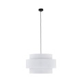 Lampa wisząca CALISTO gwint E27 moc 15W styl nowoczesny klosz abażur | czarny 5095 TK Lighting