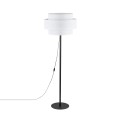 Minimalistyczna lampa podłogowa CALISTO z białym abażurem do salonu 5894 TK