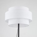Minimalistyczna lampa podłogowa CALISTO z białym abażurem do salonu 5894 TK