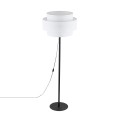 Minimalistyczna lampa podłogowa CALISTO z białym abażurem do salonu 5894 TK