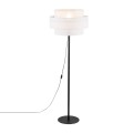 Minimalistyczna lampa podłogowa CALISTO z białym abażurem do salonu 5894 TK