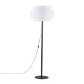 Minimalistyczna lampa podłogowa CALISTO z białym abażurem do salonu 5894 TK