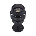 Klasyczna lampka nocna z podwójnym czarnym kloszem do sypialni 5895 TK Lighting