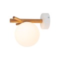 Kinkiet SHERON gwint G9 moc 6W styl nowoczesny szklany klosz | biały 5307 TK lighting