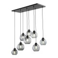 Lampa wisząca nad stół ze szkklanymi grafitowymi kloszami CUBUS 4113 TK Lighting