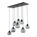 Lampa wisząca nad stół ze szkklanymi grafitowymi kloszami CUBUS 4113 TK Lighting