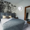 Plafon dekoracyjny w kształcie serca HEART biało szary 5923 TK Lighting