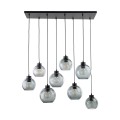 Lampa wisząca nad stół ze szkklanymi grafitowymi kloszami CUBUS 4113 TK Lighting