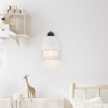 Kinkiet ścienny z białym podwójnym kloszem E27 do sypialni 5956 TK Lighting