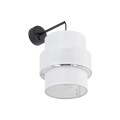 Kinkiet ścienny z białym podwójnym kloszem E27 do sypialni 5956 TK Lighting