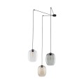 Lampa wisząca ELIO szklane podwieszane klosze 3xE27 5972 TK Lighting