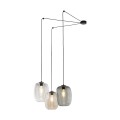 Lampa wisząca ELIO szklane podwieszane klosze 3xE27 5972 TK Lighting